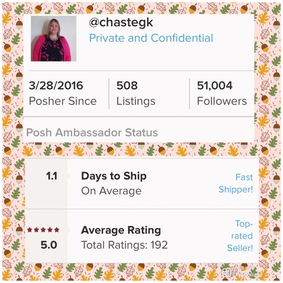 5🌟Posh Ambassador/Top Seller/Fast Shipper - Picture 1 of 2